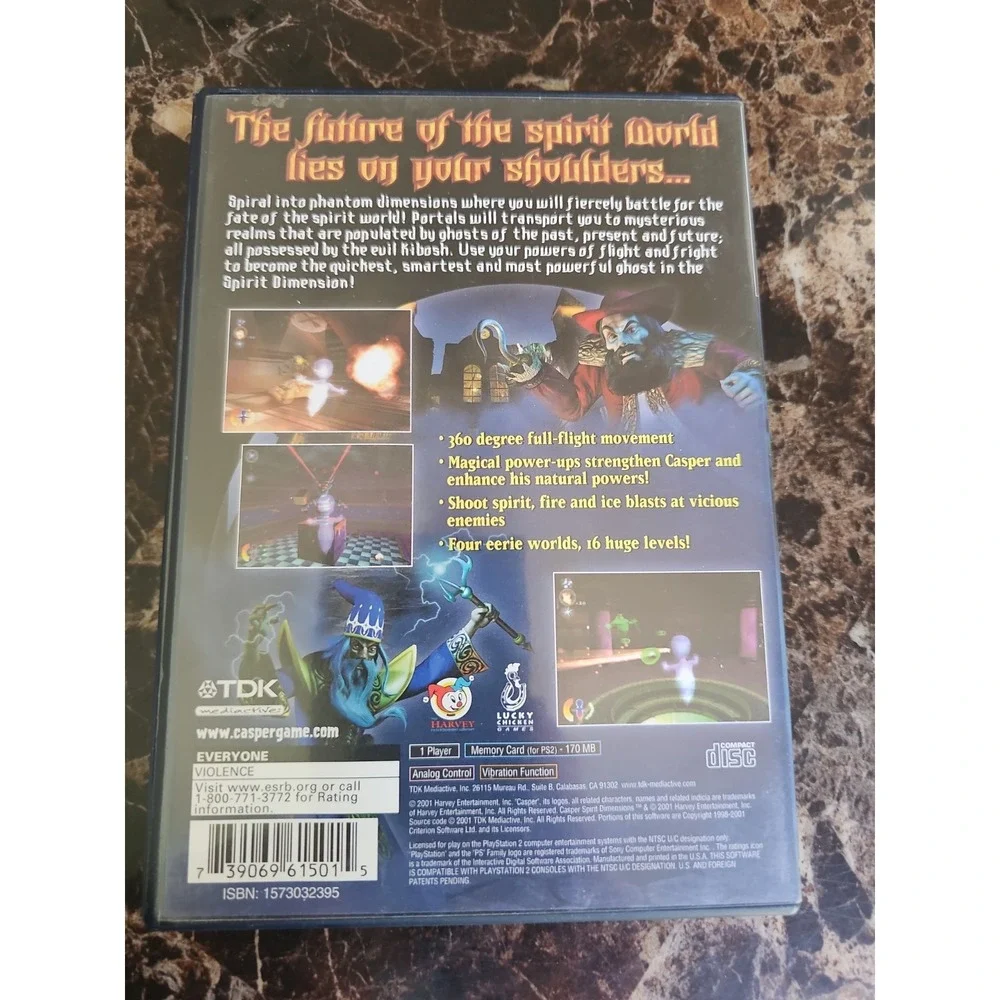 Casper: Spirit Dimensions (Sony PlayStation 2, 2001)